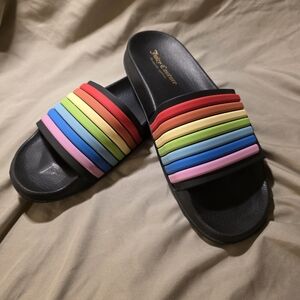 Colorful Striped Slides